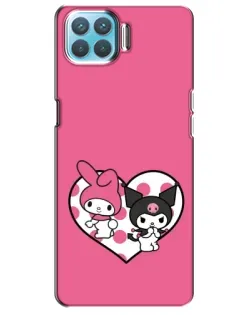 Чохол для OPPO A93 з картинкою «Kuromi та My Melody» Чохол для OPPO A93 з картинкою «Kuromi та My Melody»