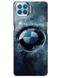 Чохол для OPPO A93 з картинкою «Логотип BMW — лід»