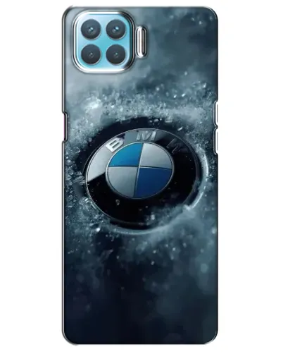 Чехол для OPPO A93 с картинкой «Логотип BMW — лед» Чехол для OPPO A93 с картинкой «Логотип BMW — лед»