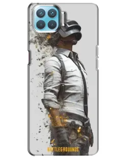Чохол для OPPO A93 з картинкою «PUBG — боєць у пилу»