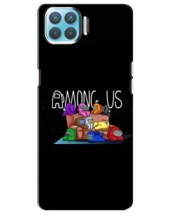 Чохол для OPPO A93 з картинкою «Логотип Among Us»