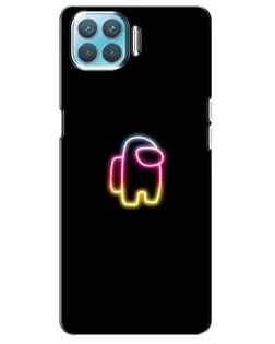 Чохол для OPPO A93 з картинкою «Among Us градієнт»