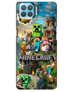 Чохол для OPPO A93 з картинкою «Замок Minecraft»