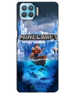 Чохол для OPPO A93 з картинкою «Minecraft льодянийсвіт»