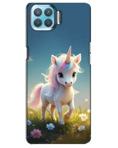 Чехол для OPPO A93 с картинкой «Единорог на поляне» Чехол для OPPO A93 с картинкой «Единорог на поляне»