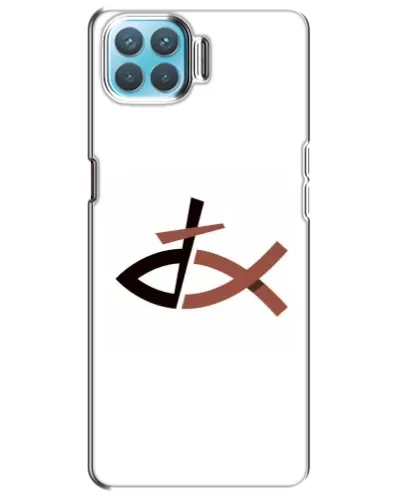 Чохол для OPPO A93 з картинкою «Риба та хрест» Чохол для OPPO A93 з картинкою «Риба та хрест»