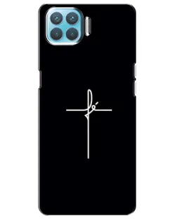 Чехол для OPPO A93 с картинкой «Тонкий крест»
