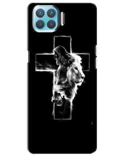 Чехол для OPPO A93 с картинкой «Сияющий крест Jesus»