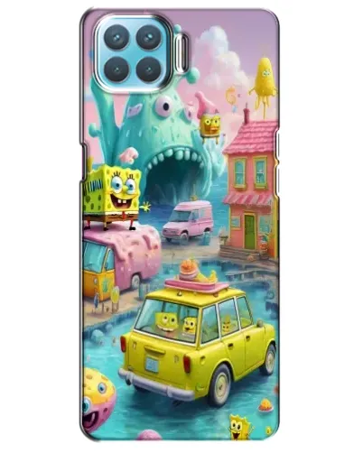 Чехол для OPPO A93 с картинкой «Монстр-трак приключения»