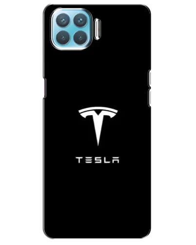 Чохол для OPPO A93 з картинкою «Tesla White Logo» Чохол для OPPO A93 з картинкою «Tesla White Logo»