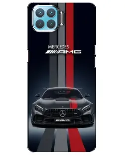 Чохол для OPPO A93 з картинкою «Mercedes — білий карбон» Чохол для OPPO A93 з картинкою «Mercedes — білий карбон»