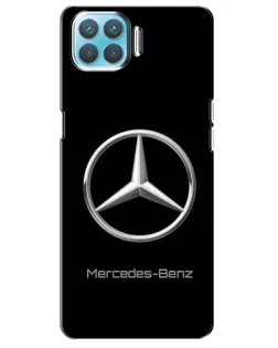 Чехол для OPPO A93 с картинкой «Mercedes Silver Logo»