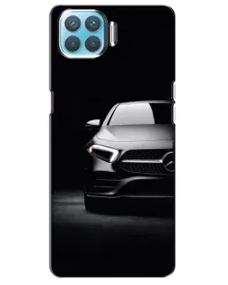 Чехол для OPPO A93 с картинкой «Свет фар Mercedes»