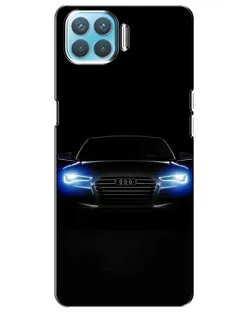 Чохол для OPPO A93 з картинкою «Audi в неоні»