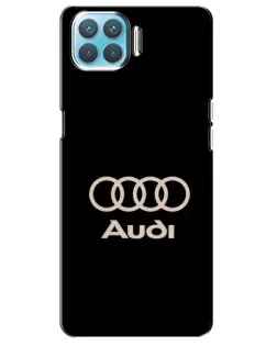 Чохол для OPPO A93 з картинкою «Audi — золотий логотип»