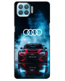 Чохол для OPPO A93 з картинкою «Audi Sport — неон»