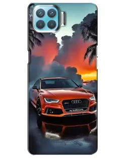 Чохол для OPPO A93 з картинкою «Audi — захід сонця»