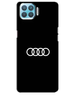 Чохол для OPPO A93 з картинкою «Audi White Logo»