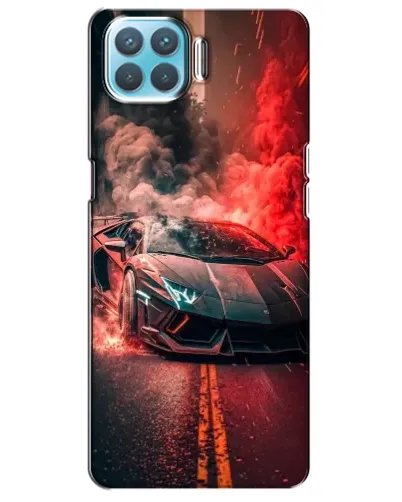 Чехол для OPPO A93 с картинкой «Lamborghini красный дым» Чехол для OPPO A93 с картинкой «Lamborghini красный дым»