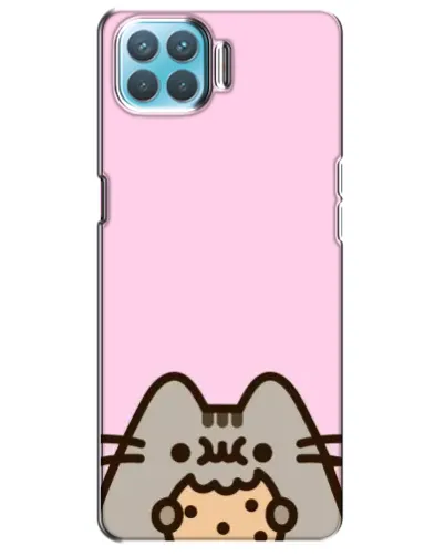 Чехол для OPPO A93 с картинкой «Pusheen и печенье»