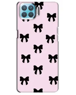 Чохол для OPPO A93 з картинкою «Чорні банти Coquette»