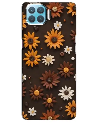 Чохол для OPPO A93 з картинкою «Візерунок з маленьких соняшників» Чохол для OPPO A93 з картинкою «Візерунок з маленьких соняшників»