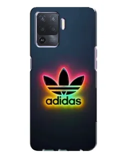 Чохол для OPPO A94 з картинкою «Неоновий Adidas»