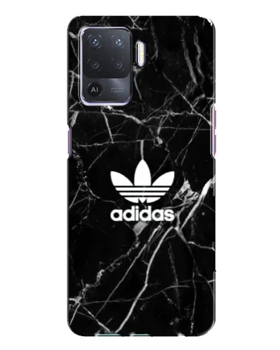 Чохол для OPPO A94 з картинкою «Білий мармур Adidas»
