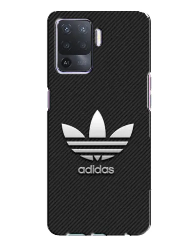 Чохол для OPPO A94 з картинкою «Adidas Карбонова текстура»