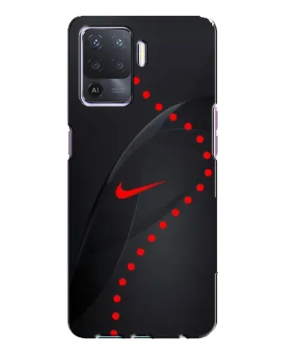 Чехол для OPPO A94 с картинкой «Абстрактный дизайн Nike»