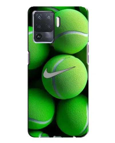 Чехол для OPPO A94 с картинкой «Теннисные мячи Найк»
