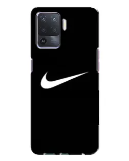 Чехол для OPPO A94 с картинкой «Минималистический Найк»