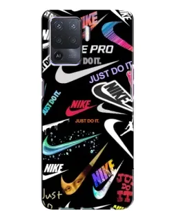 Чехол для OPPO A94 с картинкой «Nike — роскошь»