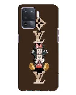 Чехол для OPPO A94 с картинкой «LV и Микки Маус»