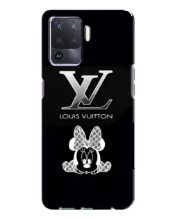 Чехол для OPPO A94 с картинкой «LV и Минни Маус»