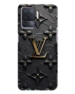 Чехол для OPPO A94 с картинкой «Кожаная текстура LV»