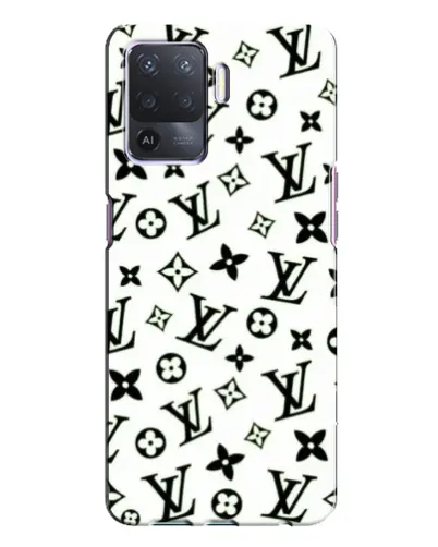 Чехол для OPPO A94 с картинкой «Монохромный хаос LV» Чехол для OPPO A94 с картинкой «Монохромный хаос LV»