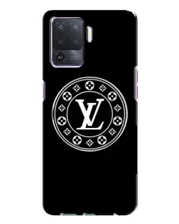 Чехол для OPPO A94 с картинкой «LV — печать стиля»