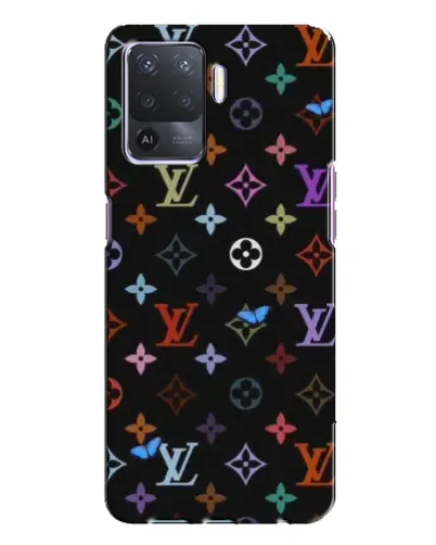 Чехол для OPPO A94 с картинкой «Цветная монограмма LV» Чехол для OPPO A94 с картинкой «Цветная монограмма LV»