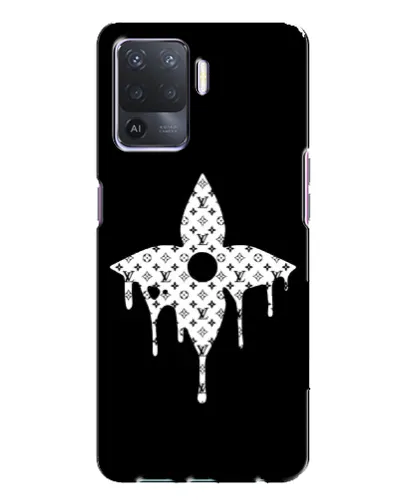 Чехол для OPPO A94 с картинкой «Цветочная монограмма» Чехол для OPPO A94 с картинкой «Цветочная монограмма»