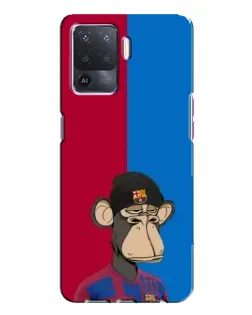 Чехол для OPPO A94 с картинкой «Bored Ape — фанат Барсы» Чехол для OPPO A94 с картинкой «Bored Ape — фанат Барсы»