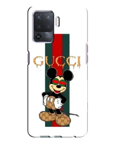 Чохол для OPPO A94 з картинкою «Міккі Маус Gucci — смуги» Чохол для OPPO A94 з картинкою «Міккі Маус Gucci — смуги»