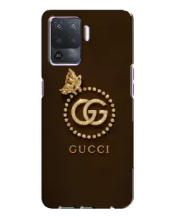 Чохол для OPPO A94 з картинкою «Gucci — золотий метелик» Чохол для OPPO A94 з картинкою «Gucci — золотий метелик»