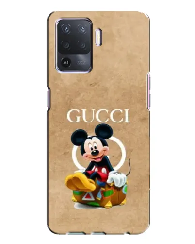 Чохол для OPPO A94 з картинкою «Міккі Маус Gucci — крафт» Чохол для OPPO A94 з картинкою «Міккі Маус Gucci — крафт»