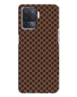 Чохол для OPPO A94 з картинкою «Gucci — шоколадна сітка» Чохол для OPPO A94 з картинкою «Gucci — шоколадна сітка»