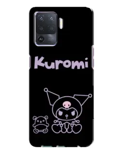 Чехол для OPPO A94 с картинкой «Kuromi — черный минимализм» Чехол для OPPO A94 с картинкой «Kuromi — черный минимализм»