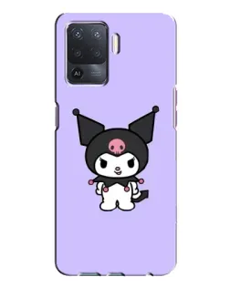 Чохол для OPPO A94 з картинкою «Kuromi — ніжний фіолетовий»
