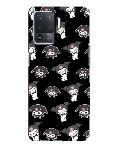 Чехол для OPPO A94 с картинкой «Черный паттерн Kuromi» Чехол для OPPO A94 с картинкой «Черный паттерн Kuromi»