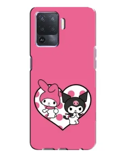 Чохол для OPPO A94 з картинкою «Kuromi та My Melody»