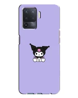 Чохол для OPPO A94 з картинкою «Kuromi — фіолетовий мінімалізм»